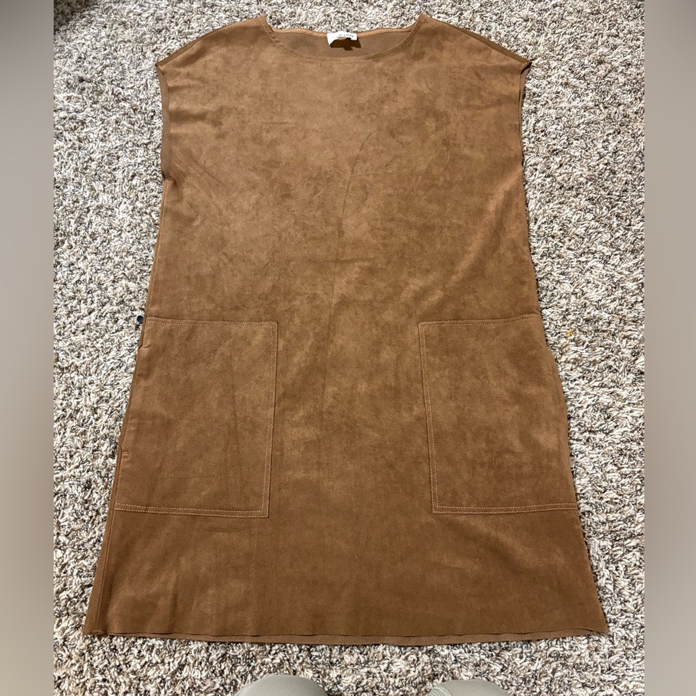 Wilfred Free suede mini dress
